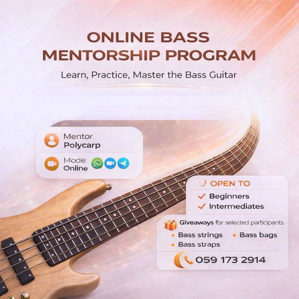 Polycarp’s Online Bass Mentorship Program and How To Register