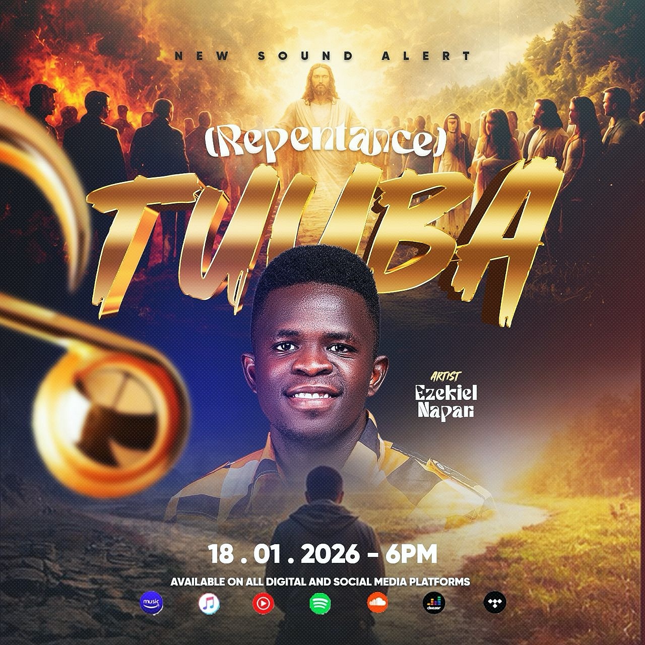 phenomenal Gospel Singer Ezekiel Napari Set To Release His New Single.