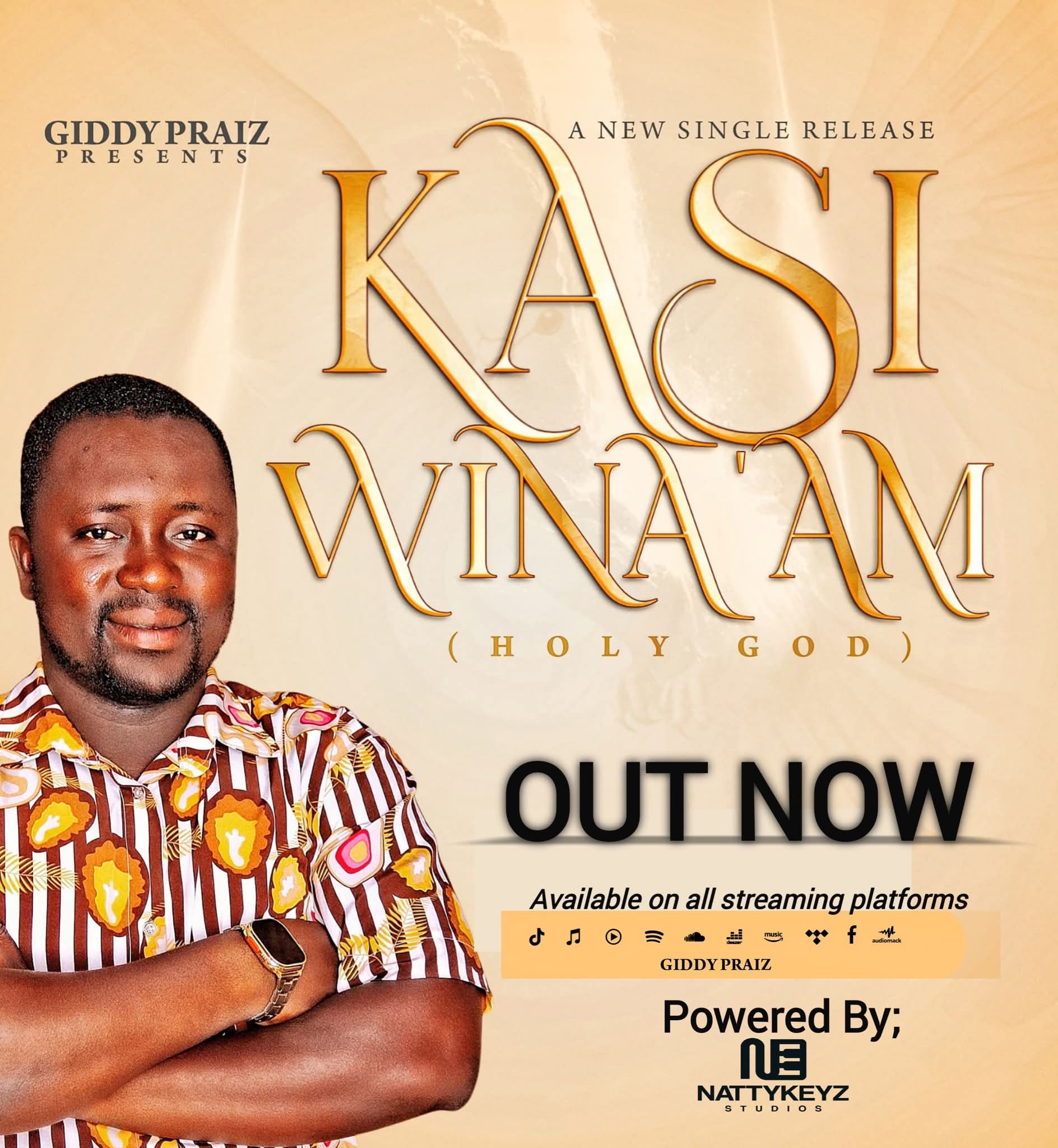 Giddy Praiz Has Released His Maiden Single Titled “Kasi Wina’am”